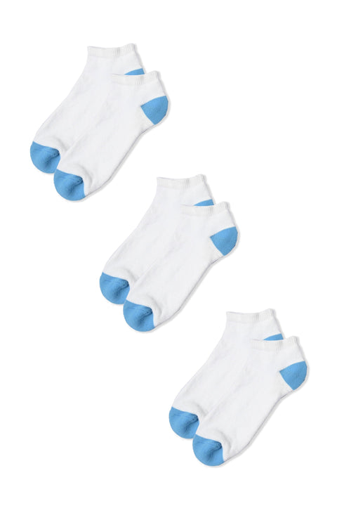 Identic Men's Low Cut Terry Socks - Pack Of 3
