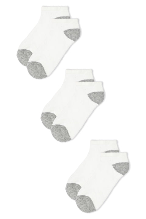Identic Men's Low Cut Terry Socks - Pack Of 3