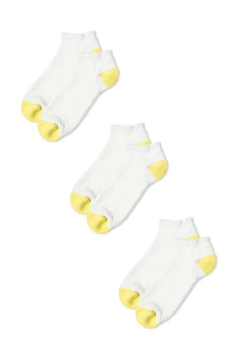 Identic Men's Low Cut Terry Socks - Pack Of 3