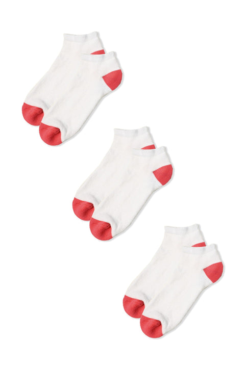 Identic Men's Low Cut Terry Socks - Pack Of 3