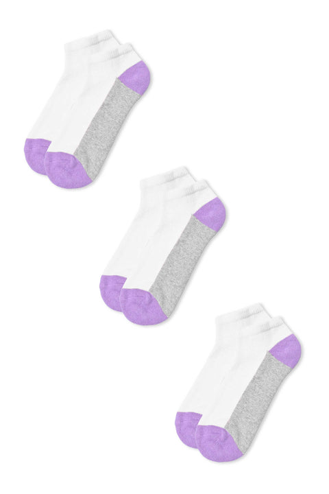 Identic Men's No Show Terry Socks - Pack Of 3