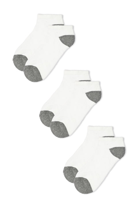 Identic Men's Low Cut Terry Socks - Pack Of 3