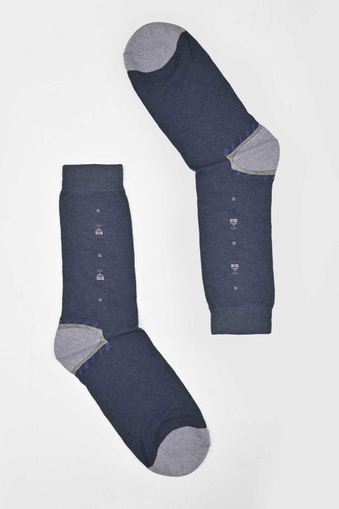 Men's Pattern Design Regular Dress Socks