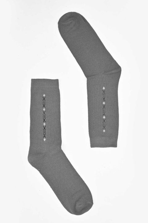 Men's Pattern Design Regular Dress Socks